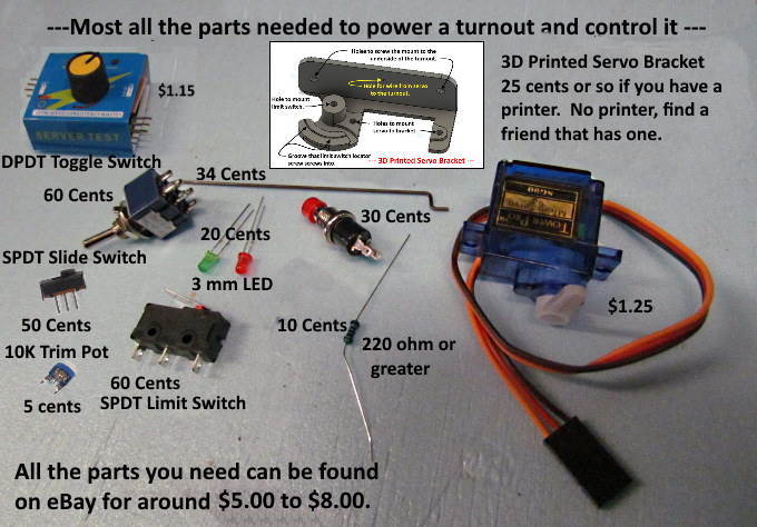 Pictureof Parts used with some links that might or might not be current: